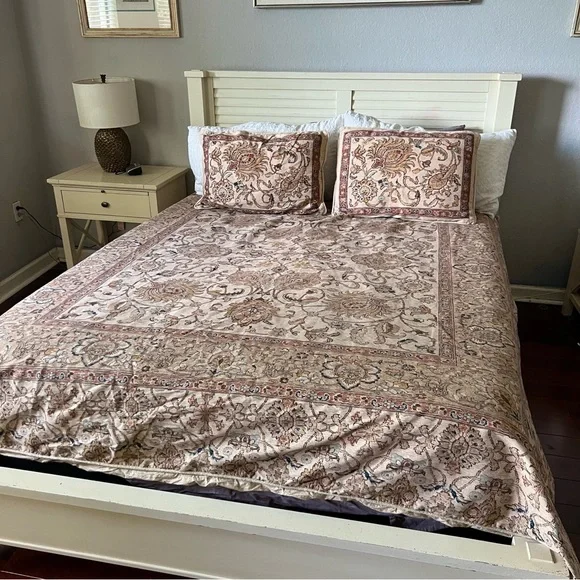 RALPH LAUREN Northern Cape Tapestry Rug Style Cotton Bed Duvet bedding set - Picture 3 of 15